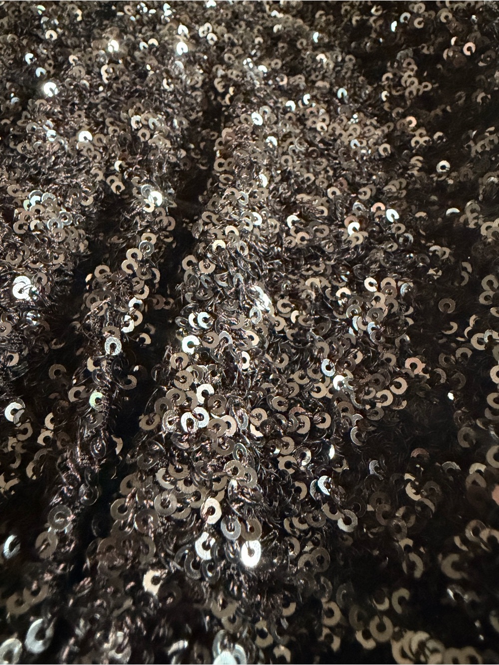 Copper Sequin Strapless Crop Top - Picture 6 of 6